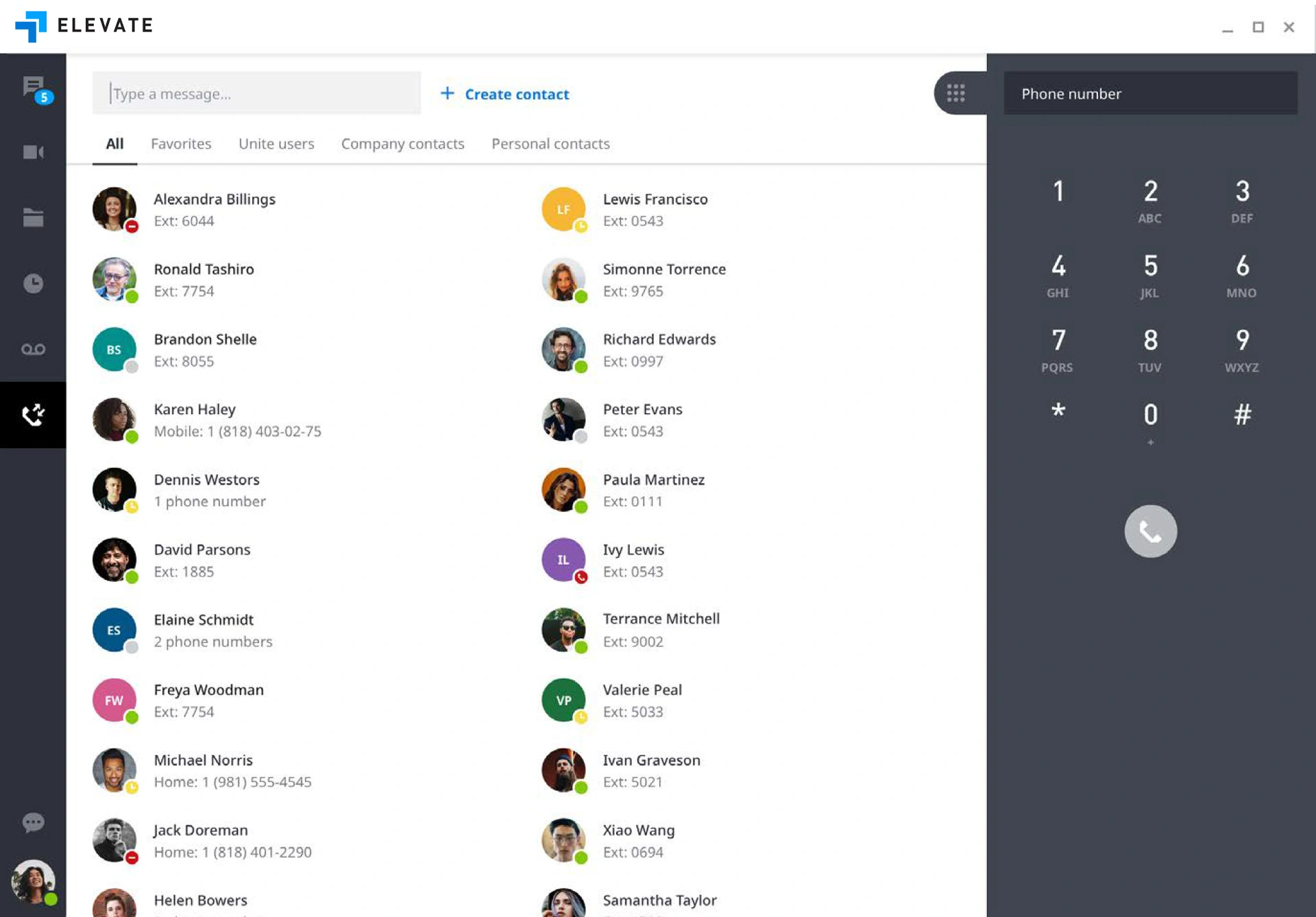 Business phone systems dashboard image