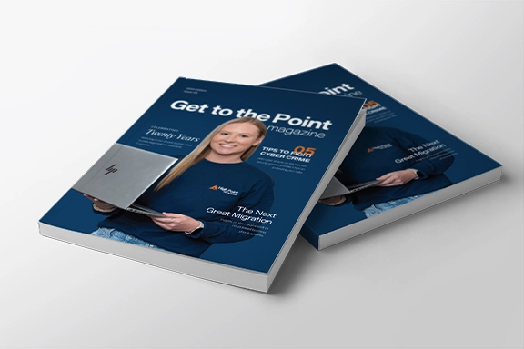 Get to the Point Magazine 2024 edition mockup