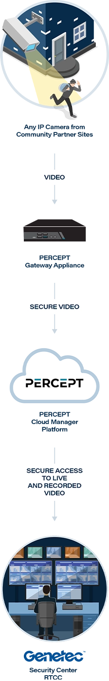 Illustration of the City of Pueblo Community Connect Program Real-time crime center