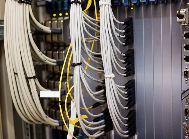 Organized and professional network cabling services