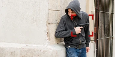 Axis threat detection seeing a weapon