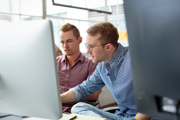 IT professionals utilizing SMART managed services from High Point Networks